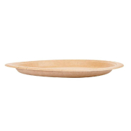 Assiettes ronde en carton naturel laqué Ø18cm - par 50_1