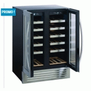 Cave à vin 2 portes - Frigo à vin multi-températures - 865x595x573mm - Modèle SV90_1