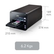 Opticfilm 120 pro - scanner photo - plustek - résolution matérielle entrée maximum 10600 dpi