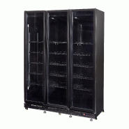 Réfrigérateur 3 portes en verre noir nap-1200 l1600 7455.1920 COMBISTEEL_1