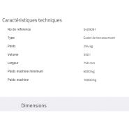 S50 Godet d'excavation - Rototilt - 350 L, haute capacité et choix de dents en J ou lames_1