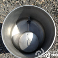 Bac de lancement ouvert avec flotteur 120 L - 700 mm HT, 600 mm Diam - 4 pieds - BNC030_1