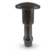 Clou podotactile special enrobe en acier zingue noir (ff)_2