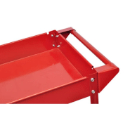 Vidaxl chariots à outils pour atelier 2 pcs 100 kg 2 étagères 140155_1