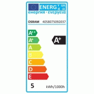 Ampoule LED Osram Edition 1906 E27 - 470 lm, 40W équivalent, blanc chaud, verre ambré spécifique_1