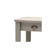 Dolco000a - Bureau droit moderne DOLCE - Meubles Minet - Laque Argile - Largeur 840 mm_1