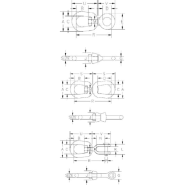 Émerillon de levage forgé - REF : 35920 - acier trempé - 0,39t à 20,5t - norme ASME B30.26_1