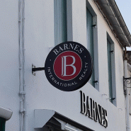 Enseigne Drapeau PVC Ronde Épaisseur 90 mm - Blanc_1