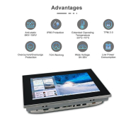 Panel PC industriel fanless 10.1