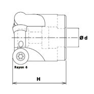 130 FS 11 - Fraise à plaquette ronde - Evatec Tools - Diamètre 16 mm - Rayon 6 mm_1