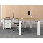 Bureau de direction modulable avec possibilité plateau en verre JET EVO - Ref : JS.2010.00_1