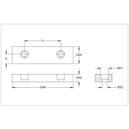 Lot de 6 mors d'étau usinables HAAS - Neuf_1