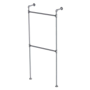 Structure Urban L104xP27,5xH243cm double penderie - tube Ø34,5mm - métal mat - système d'agencement tubulaire_1