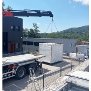 Vestiaire de chantier avec douche  / bungalow vestiaire lc3000.3 neuf_1