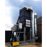 Dépoussiéreur à manches verticales ou à poches filtrantes horizontales - Separobois® M/ P_1