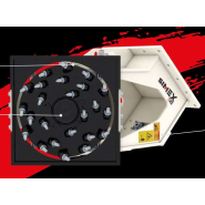 Fraise hydraulique à disque pour pelles, offrant un travail silencieux et sans vibrations - WG 50 SIMEX_1