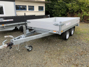 Remorque Benne SARIS - K1276 - 276 x 170 cm - PTAC : 2000 kg - 2 Essieux - Freinée - Référence -HA751611-5+CAP_1