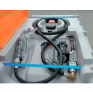 Remorque distributeur de gasoil A.D.R. - 1 essieu non freiné de 750 kg - ECIM - DG ADR 750 SF avec réservoir de 430L_1