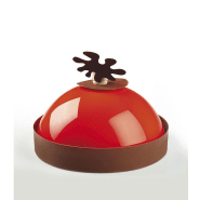 Sphère - Moules en silicone Pavocake Pavoni Italia - Lot de 6 avec plateau_1