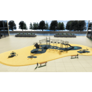 Structure multi-activités métallique Ninja Tegenaria - LD1SA3001 - Ludoparc - pour enfants dès 6 ans_1