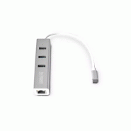 Urban Factory TCM02UF station d'accueil USB 3.2 Gen 1 (3.1 Gen 1) Type-C Argent_1