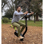 Vélo standard en acier galvanisé thermolaqué avec selle réglable - Gamme Fitness - CARDIO_1