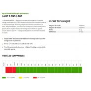 A37111 - Fourches à fumier Avant Tecno - 92 kg - lame à ensilage pour fourrage_1