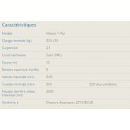 Ascenseur de maison t plus - kleemann - charge nominale 320 à 450 kg_1