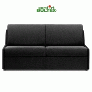 Canapé convertible express COMPACTO matelas 140 cm Comfort BULTEX® - Néo gris anthracite - Fabrication italienne_1