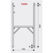 Échafaudage-cadre basculeurs H - Condor - lisse et diagonale en acier S235JR_1