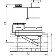 Électrovanne à membrane assistée - Inox 1.4408 - NF - Diamètres DN10 à DN50 - Température fluide -10°C à +90°C_1