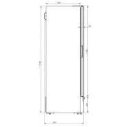Vitrine verticale positive , pour chr, traiteurs, boulangeries, pâtisseries et chocolateries -glee mid 22 iarp_1