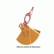 Benne à tuyau couchée avec boucles latérales de levage - TIC PF 1500L - Palonnier intégré pour plus de sécurité_1