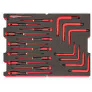 Caisse à outils usage intensif avec outils isolés - 79 Pcs - Résine structurée - 4750RCHDW02RF1V_1