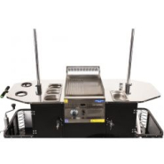 Chariot à grillade - gril alimenté au GPL ou au gaz - RÉF. BZW04_1