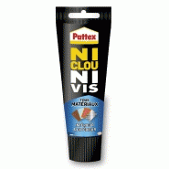 Colle de fixation PATTEX Ni Clou Ni Vis - 142g blanc, haute résistance et repositionnable_1