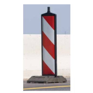 Balise de chantier K5C - Renforcée par tube en plastique - Simple ou double face réfléchissante_1