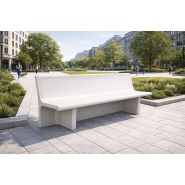 Banc contemporain public en béton - modèle URBANA 1036_1