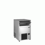 Machine à glaçons pleins cylindriques 18g - 57 kg/24h - stockage 28 kg | Tefcold - TC57_1