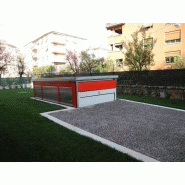 Monte-voitures hydraulique accompagné - CMC Citycube avec dispositif unique d'élévation par 4 cylindres_1