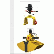 Bennes pour grues et mini-pelles R74 Rozzi - Équipements hydrauliques de terrassement et de chargement_1
