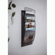 Presentoir mural mesh noir à la française_1