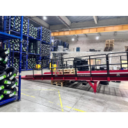 Rampe de chargement fixe avec niveleur électro-hydraulique - 8 tonnes - Occasion - Conforme CE_1
