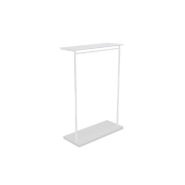 Structure penderie murale L100xP31xH144cm - blanc brillant 9016 - gamme CUBIK_1