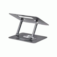 Support Rotatif pour PC Portable, Base Pivotante à  360&deg;, Support Rotatif pour Bureau, Hauteur et_1