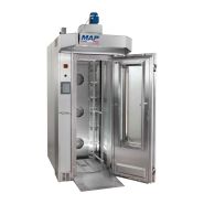 Four boulanger à chariot rotatif électrique, avec haute performance et économie d'énergie - MAP ROTOTEC_1