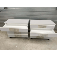 Meuble sous paillasse d'occasion de laboratoire - 4 tiroirs - Référence P21091185_1