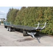 Plateau agricole 10 mètres avec freins hydrauliques