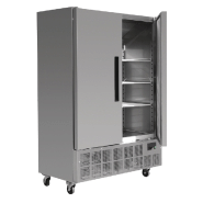 Armoire réfrigérée négative en inox 2 portes  960 litres (idéale pour les petits passages de portes)_1