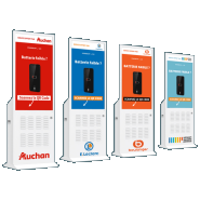 Borne de 48 batteries portables en libre service pour les espaces à fort trafic - 0,5 kWh/j_1